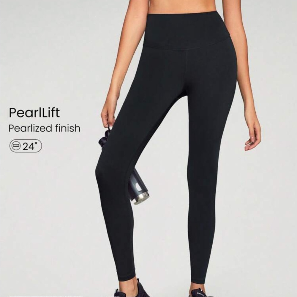 GLOWMODE 24" PearlLift Anti-Slip Hold Up Leggings